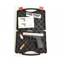 СХП Охолощенный пистолет Retay 17 Glock, кал. 9 мм, сатин